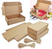 CODIRATO 20 Stück Karton Geschenkboxen Klein Kraftpapier Box  Geschenkschachtel mit Deckel Faltschachtel mit Juteseil Kraftpapier  Süßigkeitbox ...