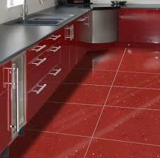 A Highly Polished 30x30cm Quartz Tile With A Glitter Sparkle Throughout This Red Kitchen Tiles Kitchen Flooring Kitchen Tiles Design