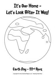 Color pages earth day for girls. Earth Day Colouring Pages