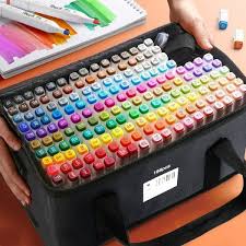 60 48 40 36 30 24 18 Colors Single Art Markers Brush Pen Sketch Alcohol Based Markers Dual Head Manga Drawing P School Art Supplies Marker Art Copic Marker Set
