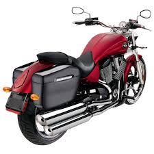 Viking Lamellar Large Primered Hard Saddlebags Saddlebags Hard Saddlebags Bike Gear