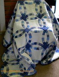 Look At Our Lovely New Raffle Quilt Quilts Wedding Ring Quilt Double Wedding Ring Quilt