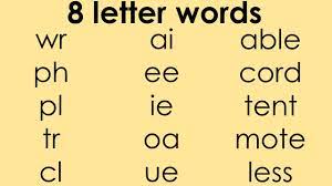 Hi friends, in this video you will be able to learn eight letter words in english. 8 Letter Words