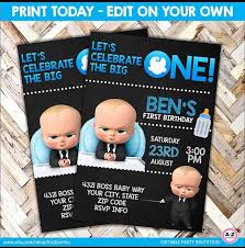 Birthday Card For Boss Printable Free Boss Baby Invitation Boss Baby Editable Invite Print Today Chalkboard Baby Fir Baby Birthday Invitations Baby Birthday Party Boy Baby Birthday Party Theme