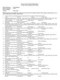 Soal uts sbdp kelas 2 semester 1 tahun 2018. Soal Seni Budaya Kelas 7