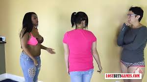 Three Chubbys Play a Strip Game of Rock Paper Scissors: Amateur Amateur  Porn