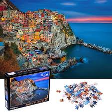 Largeur x hauteur (cm) 68 x 47 ; Jigsaw Puzzle 1000 Piece For Adult Laniakea Cinque Terre Adult Kids Diy Large Puzzles Puzzle Game For Indoor Activity Family Game Toy Gifts Buy Online In Antigua And Barbuda At Antigua Desertcart Com Productid