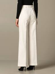 Découvrez la toute dernière collection de pantalons élégants disponibles chez asos pour parfaire votre look. Msgm Outlet Pantalon Large A Taille Haute Pantalon Msgm Femme Blanc Pantalon Msgm 2842mdp110207311 Giglio Fr