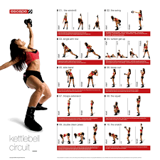 Kettlebell Workout Charts Printable Strength Workout