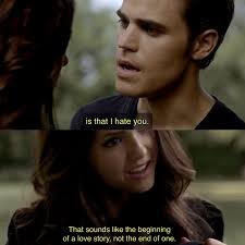 Makes me insane how TVD made Katherine say this in the beginning of 2x01  and by the end of it Elena says she hates Damon. 🤍 you just had to love it.
