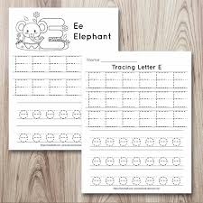 Welcome to handwriting worksheets where you can print alphabet and number tracing activities for free. Free Printable Letter E Tracing Worksheets The Artisan Life