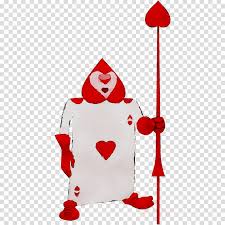 Alice through the looking glass postcard. Queen Of Hearts Card Clipart Queen Red Heart Transparent Clip Art