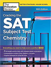 Amazon Com Cracking The Sat Subject Test In Chemistry 16th