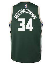 What age did giannis antetokounmpo join the nba? Nike Giannis Antetokounmpo Milwaukee Bucks Icon Swingman Jersey Big Boys 8 20 Reviews Sports Fan Shop By Lids Men Macy S