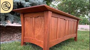 When it comes to 'greene & greene' style furniture, darrell peart is the 'horse's mouth' so to speak. Greene Greene Inspired Entry Bench W Storage Youtube