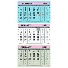 Printable calendars are able to have a number of lovely designs. At A Glance Large Wall Calendar 3 Month View 2021 Tml21 Attml21