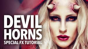 awesome devil horns fx makeup tutorial