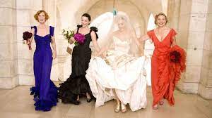 Most wedding dresses come without bustles, however, because that's something the seamstress will need. What The Sex And The City Wedding Really Cost Racked Ny