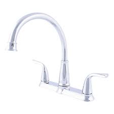 Mezcladora de pared para cocina mesirve. Llave Mezcladora Para Cocina Con Dos Manerales De 8 Pulgadas Brillante Moen The Home Depot