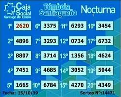 Manuel micho, por capricho, mecha la carne de macho y ayer dijo un muchacho: Resultados De La Tombola Santiaguena Del 15 De Octubre Diario Panorama Movil