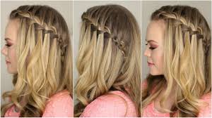 However, instead of choosing extensions or complicated twists, you can try these creative and easy styles we have collected for you. How To Do A Waterfall Braid Youtube