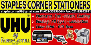 These will be collated and folded together like a booklet without staples. Staples Corner Stationers Home Facebook