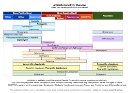 74 Actual Antibiotic Chart Sanford