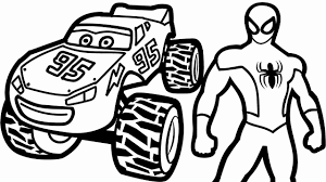 Lego spiderman coloring pages are a great way to get your kids coloring. Spiderman Racing Car Coloring Pages Suse Racing