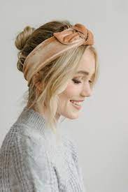 Knotted Velvet Headband Hair Affair Headband Hairstyles Stylish Hair