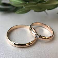 His And Her Promise Rings For Couples His And Hers Wedding Etsy Cincin Tunangan Cincin Perkawinan Pernikahan Emas