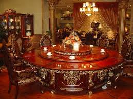 Distinct details make this oriental dining room set stand out in a room. Dining Table Set By Wahsing Furniture Factory China