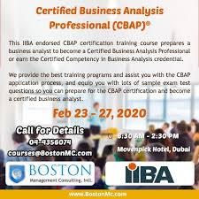 Cbap Training Course Dubai Certified Business Analysis Professional Cbap In 2020 Business Analysis Business Analyst Analysis