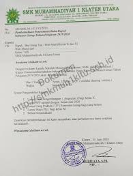 Contoh surat undangan pengambilan raport. Pengambilan Raport Secara Daring Smk Muhammadiyah 1 Klaten Utara
