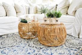 Collection of rattan chairs youtube. Diy Basket Coffee Table Liz Marie Blog