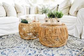 Shop for basket storage table online at target. Diy Basket Coffee Table Liz Marie Blog