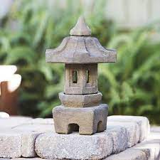Garden Age Supply Pagoda Garden Lantern In 2021 Japanese Garden Lanterns Small Japanese Garden Garden Lanterns