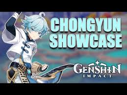 Chongyun Showcase Constellations Talents Gameplay Genshin Impact Cn Obt Youtube