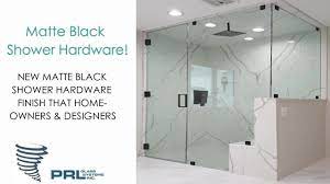 Experience The Beauty Of Our Matte Black Shower Hardware Finish Black Shower Hardware Finishes Glass Shower