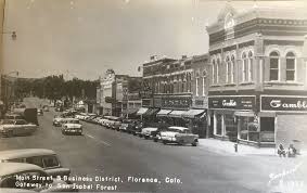 Rppc Florence Colorado Downtown Unused Sanborn 1929 Drug Store Gambles Store Colorado Central City Colorado Florence
