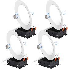 Traditionally people have measured the roi of lighting retrofits by tracking. Sunco Lighting 4 Pack 6 Inch Slim Led Downlight With Junction Box 14w 100w 850 Lm Dimmable 5000k Daylight Recessed Jbox Fixture Simple Retrofit Installation Etl Energy Star Amazon Com