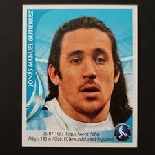 2010 Navarrete South Africa World Cup FIFA #072 JONAS GUTIERREZ Argentina