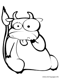 You can use our amazing online tool to color and edit the following cow coloring pages. Cute Cartoon Cow Coloring Pages Printable
