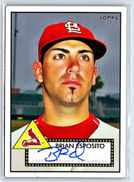 2007 Topps Rookie 1952 Edition Signatures #52S-BE Brian Esposito