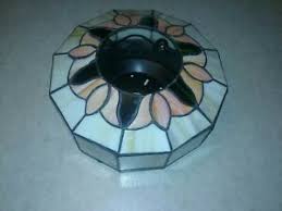Here are a few of our favorite stained glass ceiling fan designs available right now. Vintage Tiffany Style Stained Glass Ceiling Fan Light Fixture 12in Round Peach Ebay