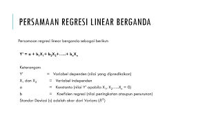 Analisis Regresi Linear Berganda Ppt Download