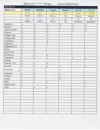 baby loc and singer hoop shield size chart sew concept