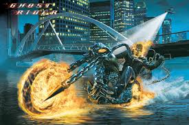 Poster GHOST RIDER - riding | Wall Art | 3+1 FREE | Abposters.com