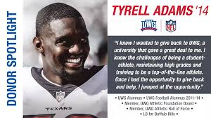 Athletic Donor Spotlight: Tyrell Adams '14