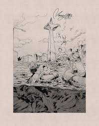 Maybe you would like to learn more about one of these? Sketsa Jakarta Jika Banjir Karya Seni Fantasi Ilustrasi Cara Menggambar