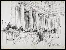 Inside The Exhibition “Drawing Justice: The Art Of Courtroom Illustration”  | Picture This: Library Of Congress Prints & Photos